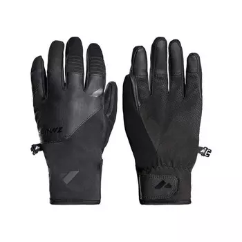 Водонепроницаемые лыжные перчатки Zanier, черный