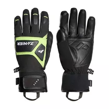 Водонепроницаемые лыжные перчатки Zanier, черный