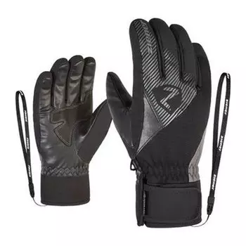 Водонепроницаемые лыжные перчатки Ziener, черный