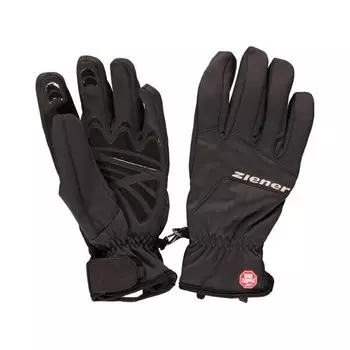 Водонепроницаемые лыжные перчатки Ziener, черный