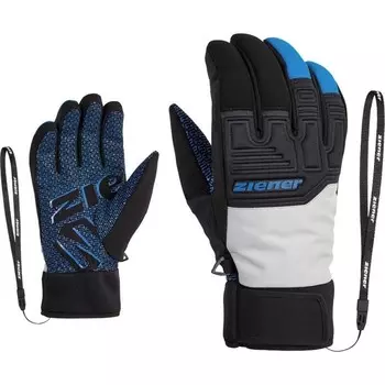 Водонепроницаемые лыжные перчатки Ziener, серый