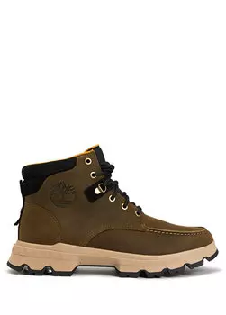 Водонепроницаемые мужские кожаные ботинки средней шнуровки Timberland