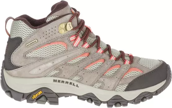Водонепроницаемые походные ботинки Moab 3 Mid – женские Merrell, коричневый