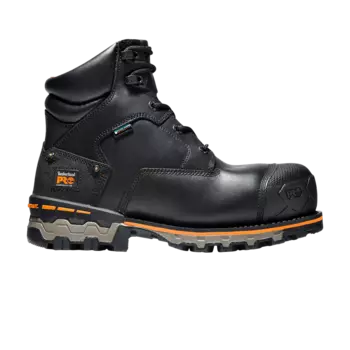 Водонепроницаемые рабочие ботинки Boondock с композитным носком, 6 дюймов Timberland, черный