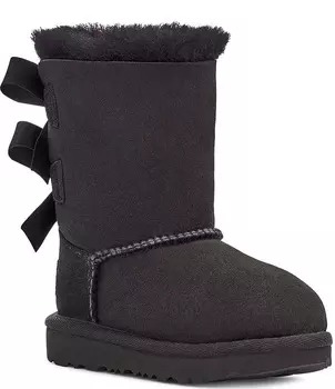 Водонепроницаемые сапоги UGG для девочек Bailey Bow II (для младенцев), черный