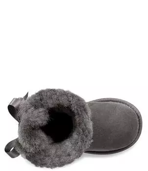 Водонепроницаемые сапоги UGG для девочек Bailey Bow II (для младенцев), серый
