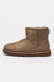 Водонепроницаемые замшевые ботинки Classic Mini II Ugg, коричневый