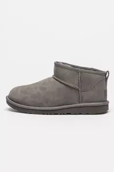 Водонепроницаемые замшевые ботинки Classic Mini II Ugg, серый