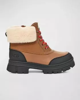 Водонепроницаемые зимние ботинки Ashton Addie для девочек, детские UGG, цвет Che Chestnut