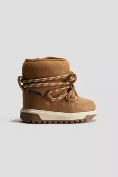 Водонепроницаемые зимние ботинки H&M, коричневый