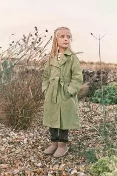 Водонепроницаемый плащ (3-16 лет) Next, зеленый