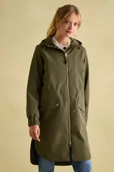 Водонепроницаемый плащ Elmfield с капюшоном Joules, зеленый