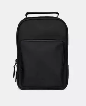 Водонепроницаемый рюкзак Rains Book Dapypack с передним карманом, черный