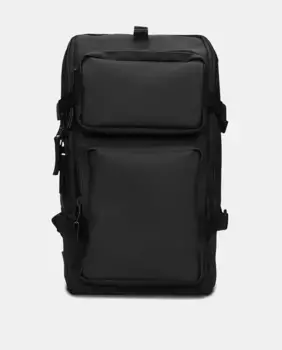 Водонепроницаемый рюкзак с передними карманами Trail Cargo Backpack Rains, черный