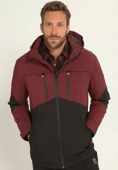 Водонепроницаемый Technique Impermable Coupe-Vent Avec Capuche Et Fermeture clair JP1880, цвет rouge cerise fonc