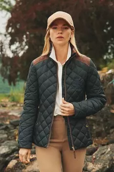 Водонепроницаемый жилет Braemar luxe с ромбовидной стежкой, непромокаемый Joules, синий