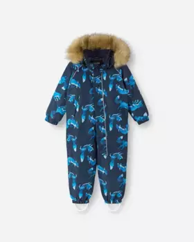 Водонепроницаемый зимний комбинезон для малышей Lappi Reima, цвет Navy