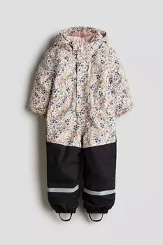 Водонепроницаемый зимний комбинезон с функцией роста H&M, белый