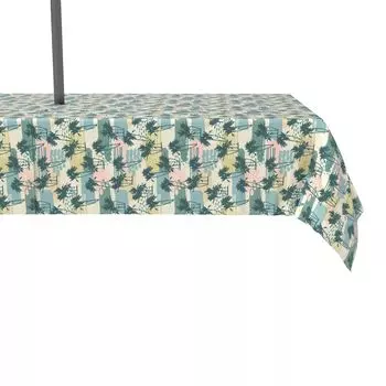 Водоотталкивающая, для наружного использования, 100 % полиэстер, 60x120 дюймов, иллюстрация острова
