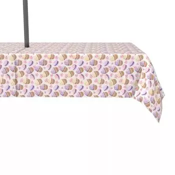 Водоотталкивающая, для наружного использования, 100% полиэстер, 60x104 дюйма, Violet Sweets