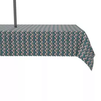 Водоотталкивающая, для наружного использования, 100 % полиэстер, 60x120 дюймов, с рисунком шеврона