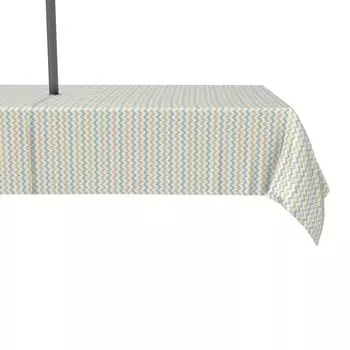 Водоотталкивающая, для наружного использования, 100% полиэстер, 60x120 дюймов, текстурированный шевронный дизайн
