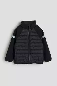 Водоотталкивающая гибридная куртка H&M, черный