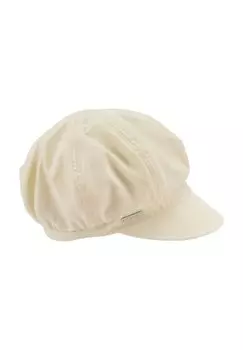 Водоотталкивающая кепка газетчика 54056-0 SEEBERGER, цвет Ivory One Size