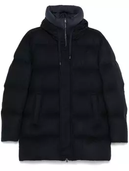 Водоотталкивающая куртка-бомбер Herno, синий