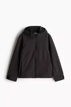 Водоотталкивающая куртка из софтшелла H&M, черный