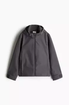 Водоотталкивающая куртка из софтшелла H&M, серый
