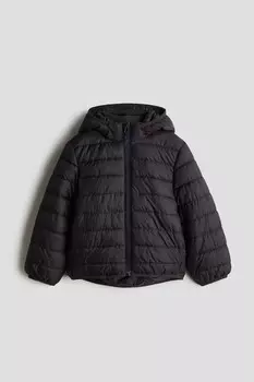 Водоотталкивающая куртка-пуховик H&M, черный