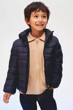 Водоотталкивающая куртка-пуховик H&M, синий