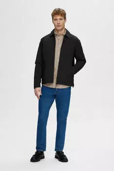 Водоотталкивающая межсезонная куртка Selected, черный