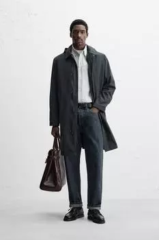 Водоотталкивающая парка 2-в-1 ZARA, цвет Petrol blue