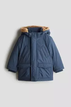 Водоотталкивающая парка H&M, синий