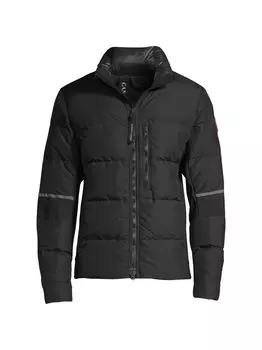 Водоотталкивающая пуховая куртка HyBridge Canada Goose, черный