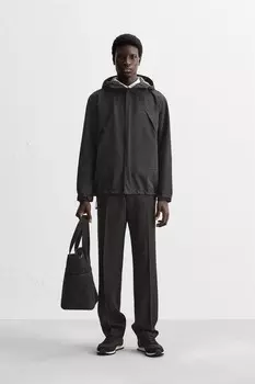 Водоотталкивающая техническая парка ZARA, черный
