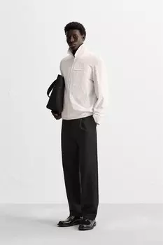 Водоотталкивающая техническая верхняя рубашка ZARA, белый