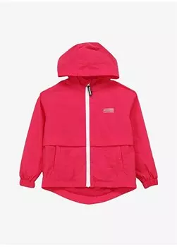 Водоотталкивающее пальто большого размера с капюшоном для девочек цвета фуксии D4SG-MNT3060 Discovery Expedition