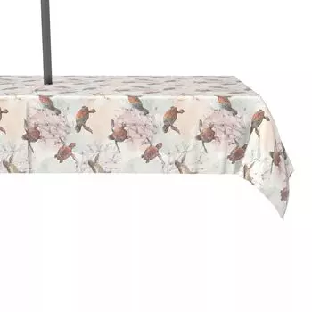 Водоотталкивающее покрытие, для наружного использования, 100 % полиэстер, 60x84 дюйма, акварель «Морская черепаха»