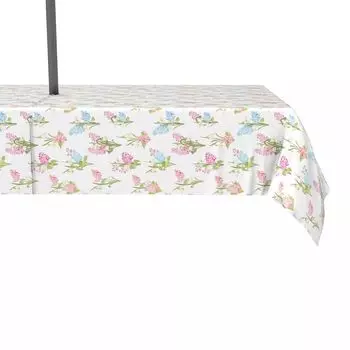 Водоотталкивающее покрытие, для наружного применения, 100 % полиэстер, 60x120 дюймов, цветы, выращенные в саду.