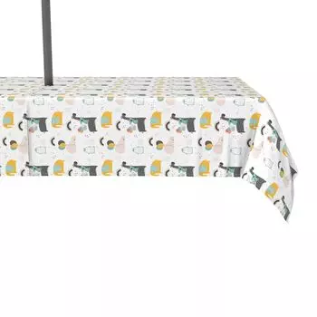 Водоотталкивающее покрытие, для улицы, 100 % полиэстер, 60x84 дюйма, Party Animals