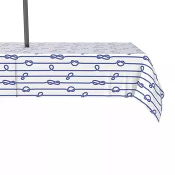 Водоотталкивающее средство, для наружного применения, 100 % полиэстер, 60x120 дюймов, полоса с вертикальным узлом из веревки