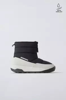 Водоотталкивающие ботинки из коллекции лыжных ботинок ZARA, черный