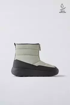 Водоотталкивающие ботинки из коллекции лыжных ботинок ZARA, белый