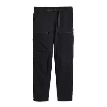 Водоотталкивающие брюки H&M Regular Fit Water-repellent Shell Pants, черный