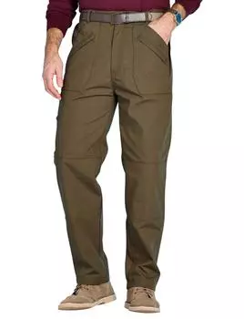 Водоотталкивающие брюки с множеством карманов Chums, зеленый