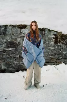 Водоотталкивающие брюки x and wander ZARA, цвет Light mint green