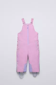 Водоотталкивающие и ветрозащитные лыжные комбинезоны из коллекции ZARA, розовый